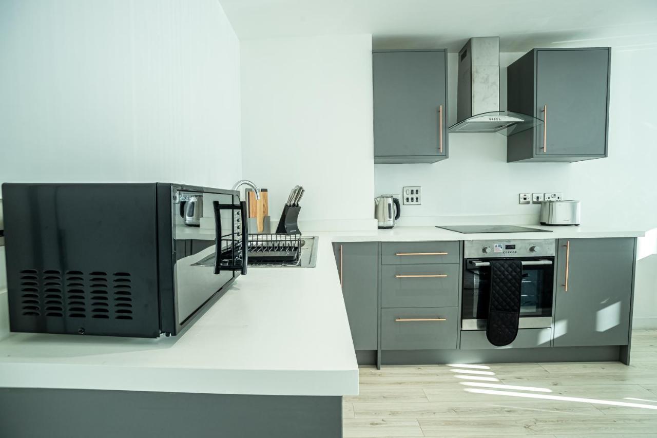 Modern Luxe 1 & 2 Bed Apts Near Granby Plaza By Sojo Stay Leicester Luaran gambar