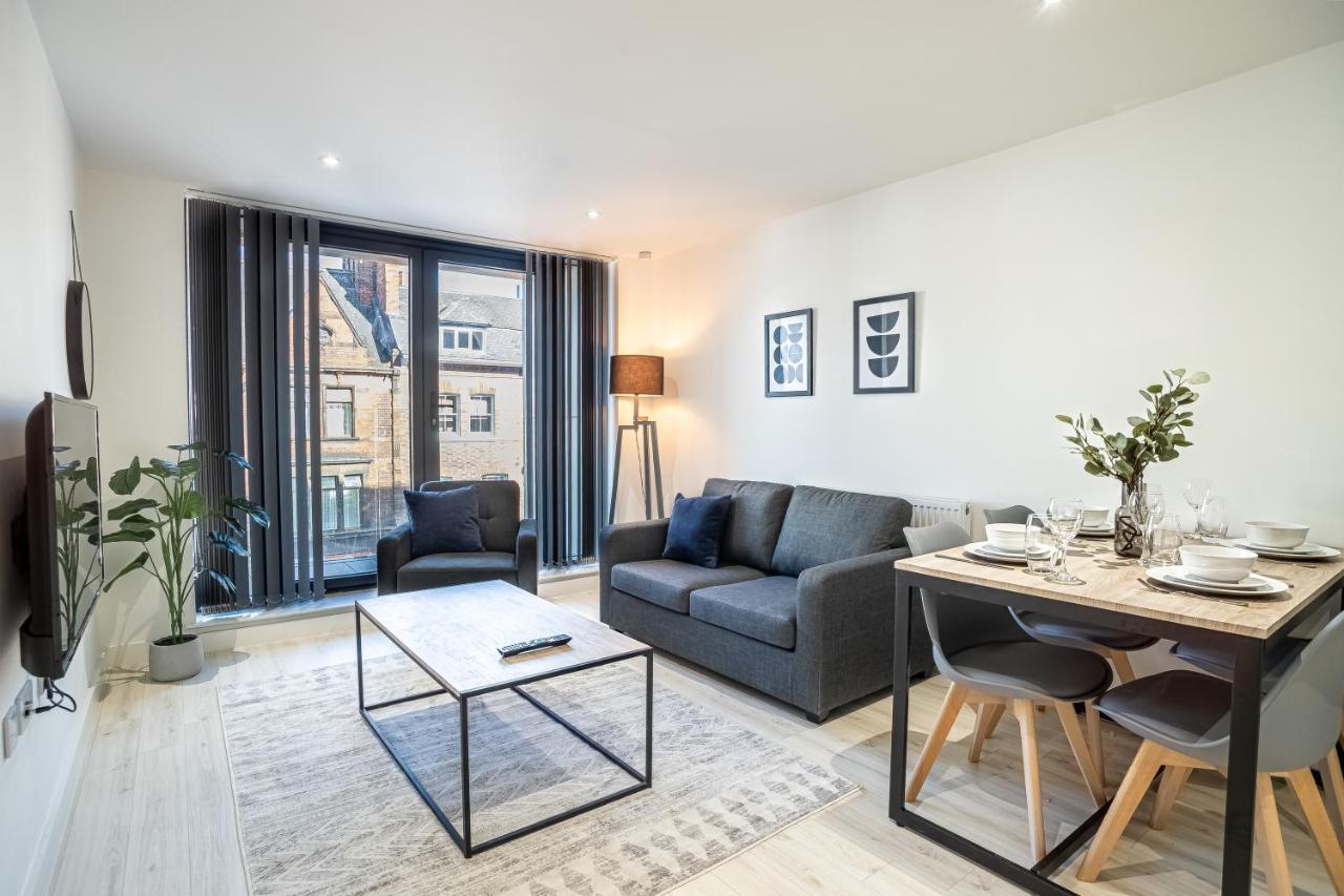 Modern Luxe 1 & 2 Bed Apts Near Granby Plaza By Sojo Stay Leicester Luaran gambar
