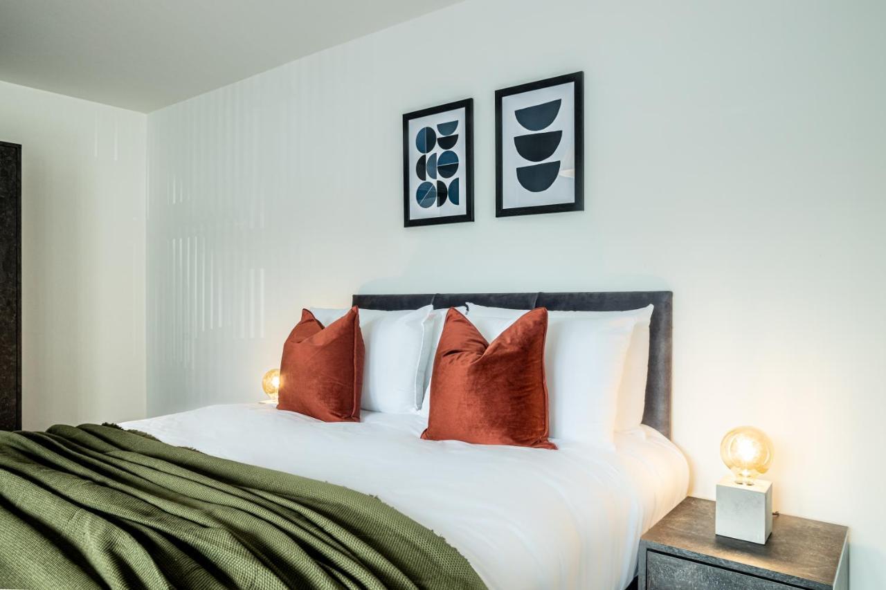 Modern Luxe 1 & 2 Bed Apts Near Granby Plaza By Sojo Stay Leicester Luaran gambar