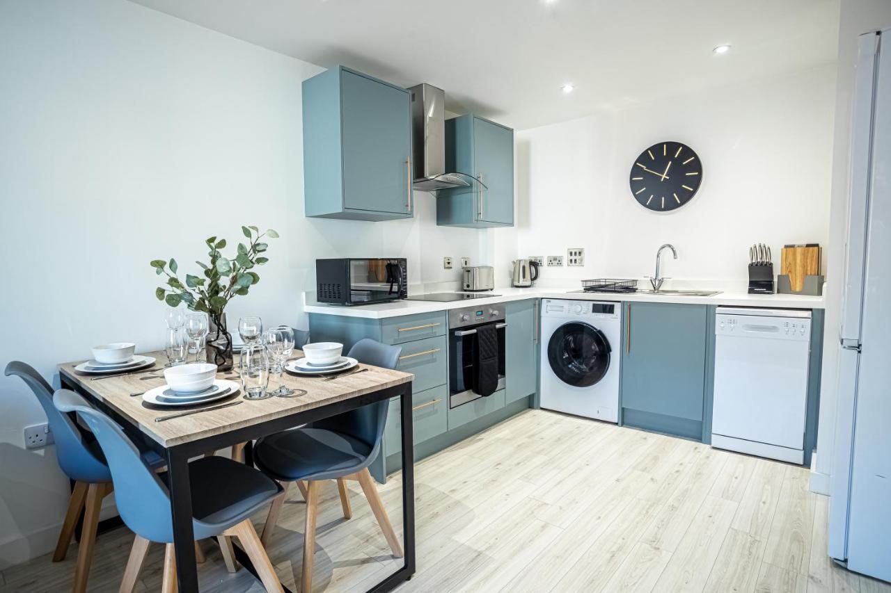 Modern Luxe 1 & 2 Bed Apts Near Granby Plaza By Sojo Stay Leicester Luaran gambar
